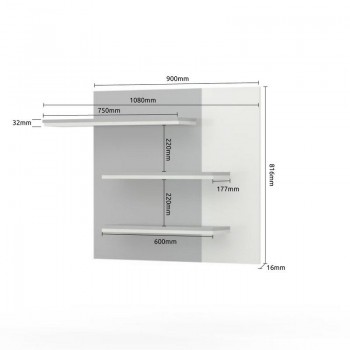 JELA Viseća polica STELA